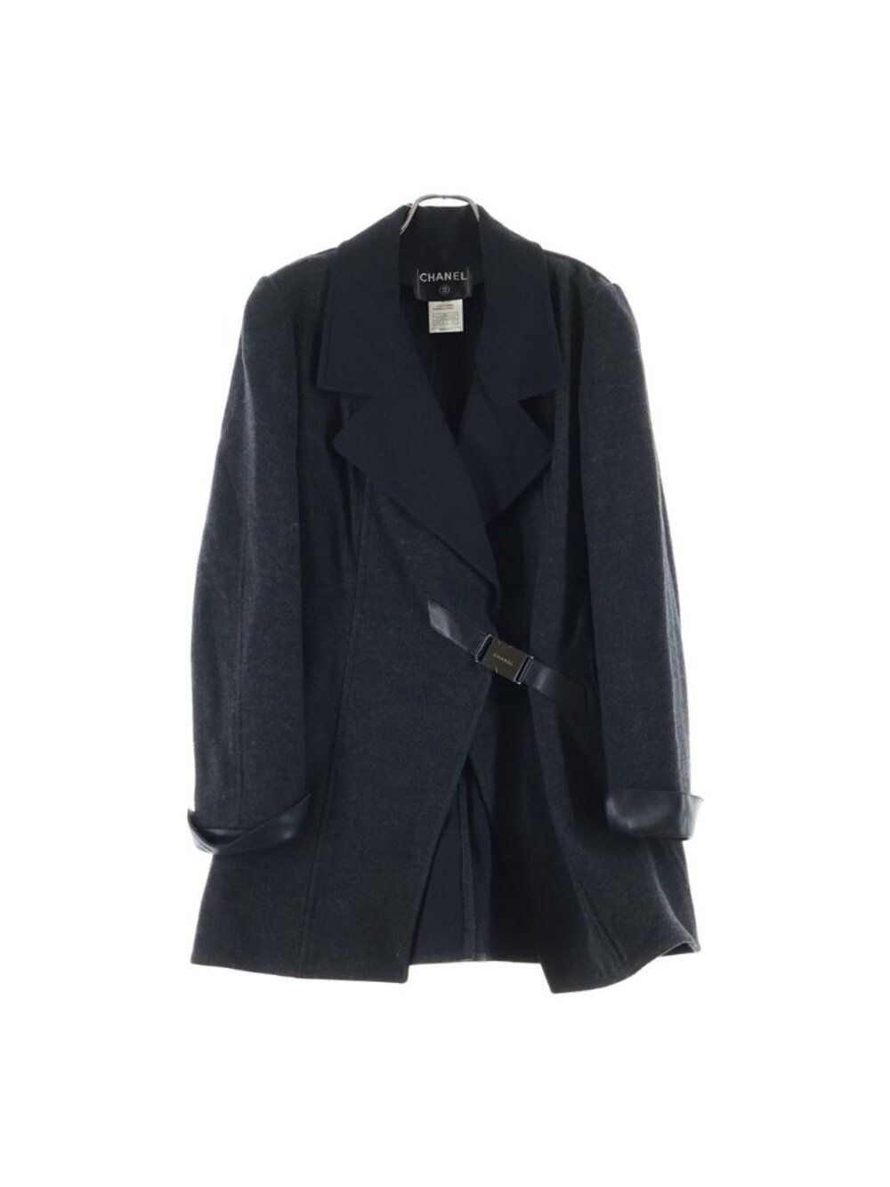Chanel Vintage Wool Wrap Coat